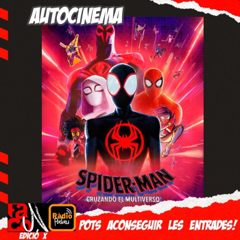 Autocinema FanCon 1 setembre 2023 Spìdeman amb logo ràdio.jpg