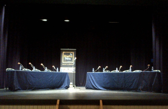 Prèvia Debat Electoral Ràdio Palau Teatre de la Vila maig 2015