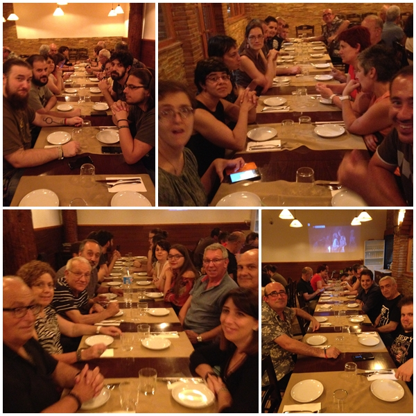 Trobada de col·laboradors de final de temporada 2016-17 sopar