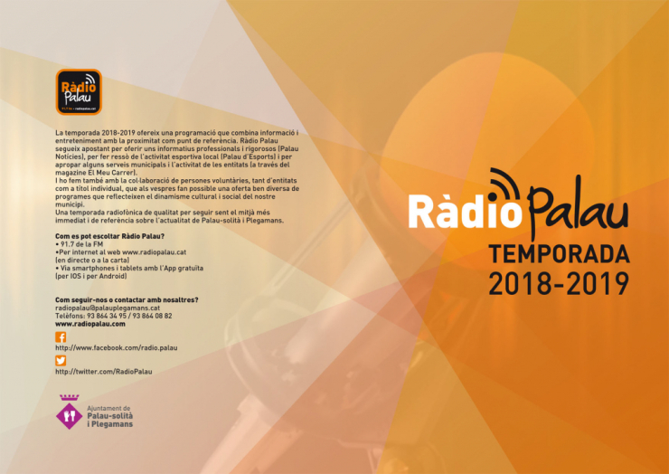 Programació 2018-19