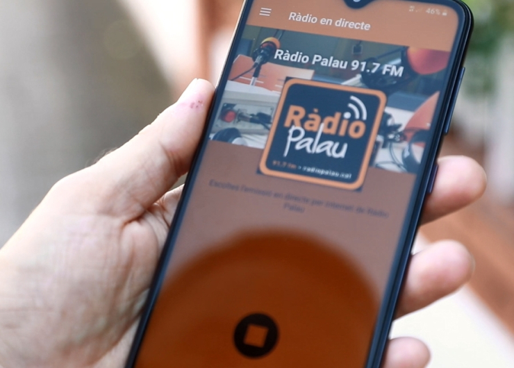 Aplicació per a dispositius mòbils de Ràdio Palau