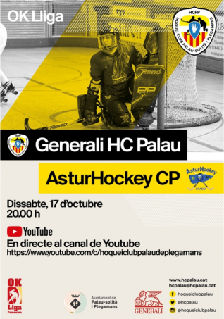 Cartell OK Lliga Palau vs Asturhockey 17 octubre 2020.jpg