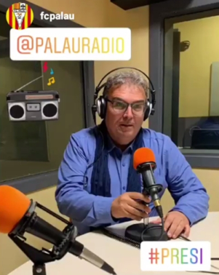Francesc Garcia president FC Palau a Instagram febrer 2020.jpg
