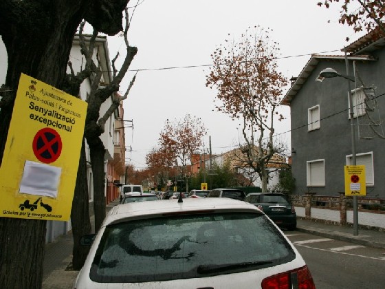 Policia aparcament