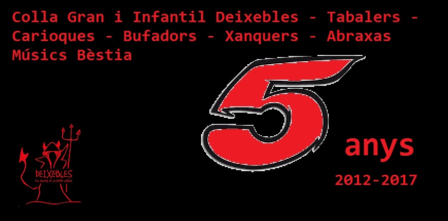 Deixebles Dimoni 5 anys