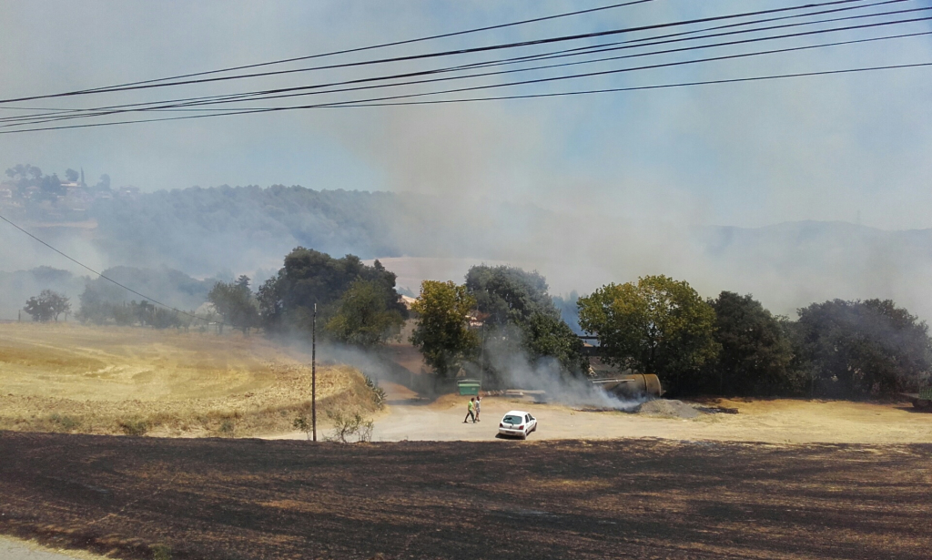 Incendi darrera cementiri 4 jul 2017