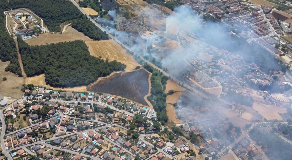 Incendi 4 juliol 2017 imatge aèria