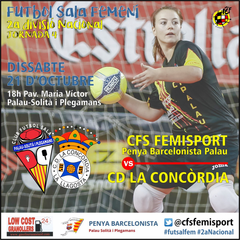 Partit Femisport 21 oct 2017 cartell