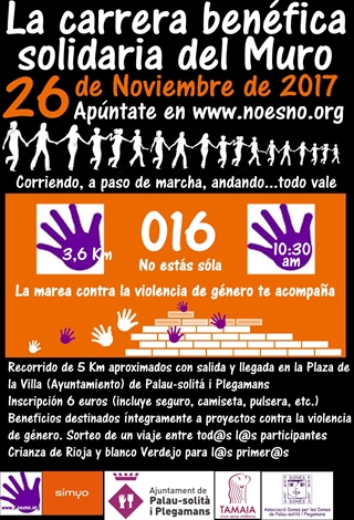 Cartell Cursa Dona Palau 2017