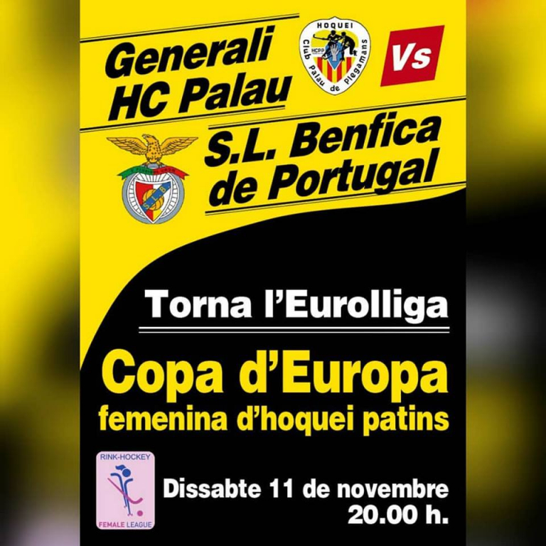 Champions OK femení Palau Benfica 11 nov 2017