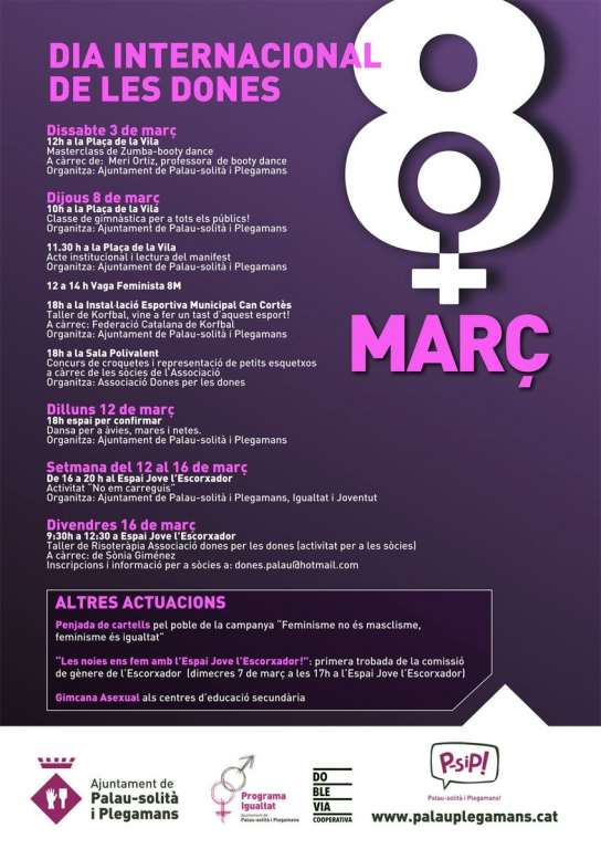 Cartell actes 8 de març 2018