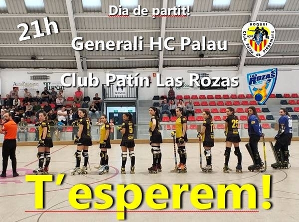 Cartell partit Hoquei noies 27 abril 2018