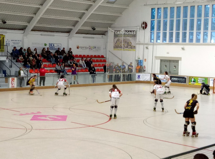 Partit Hoquei noies Palau vs Gijón 12 maig 2018
