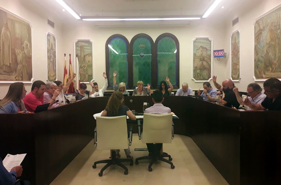 Ple Ajuntament 31 maig 2018 votació